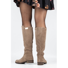 Olivier Modische Stiefel Klara beige 1