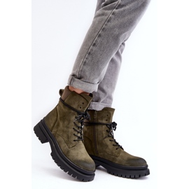Step in style Trappers Modell Narelona 6602 Dunkelgrün – Treten Sie mit Stil ein 1
