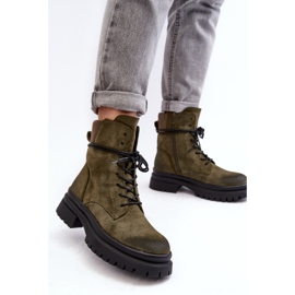 Step in style Trappers Modell Narelona 6602 Dunkelgrün – Treten Sie mit Stil ein 2
