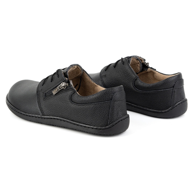 Olivier Minimalistische Barfuß-Lederschuhe für Damen 1244 schwarz 2