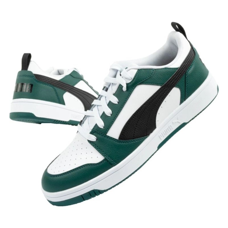 Puma Rebound v6 Schuhe 392328 34 grün 1