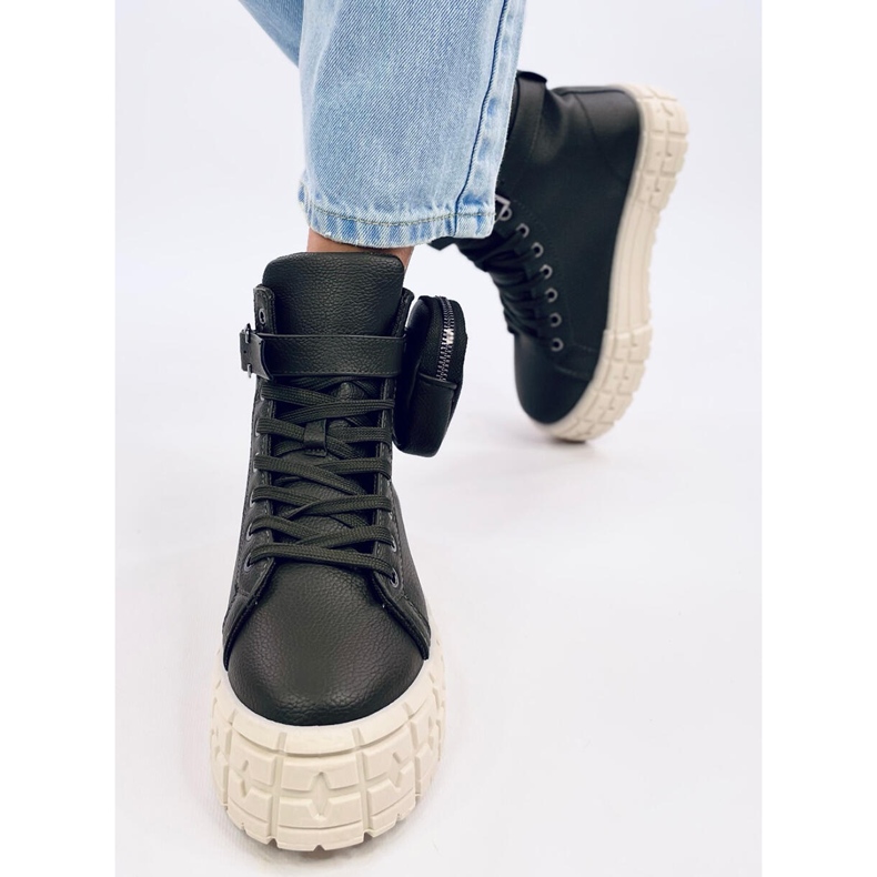 Grüne High-Top-Sneaker 2