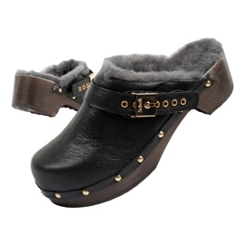 Scholl Iconic F298121004 Holzschuhe schwarz 1