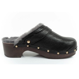 Scholl Iconic F298121004 Holzschuhe schwarz 3