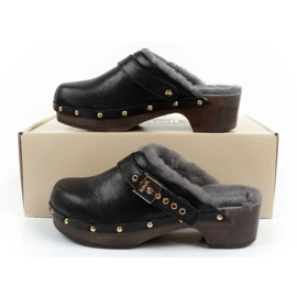 Scholl Iconic F298121004 Holzschuhe schwarz 9