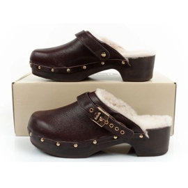 Scholl Iconic F298121011 Holzschuhe braun 9
