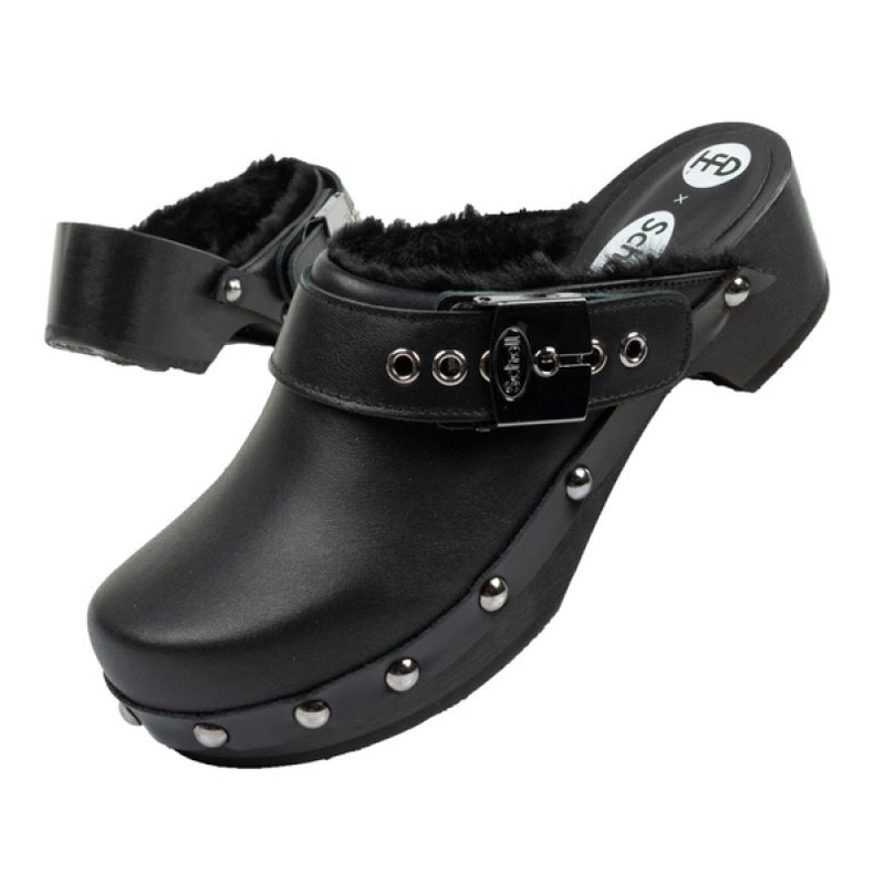 Scholl Iconic F307031004 Holzschuhe schwarz 1