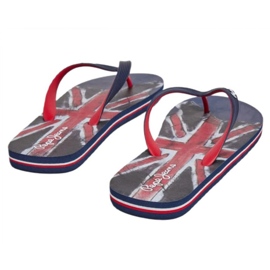 Pepe Jeans Hawi Life Union Jack M Flip-Flops PMS70148 blau 8