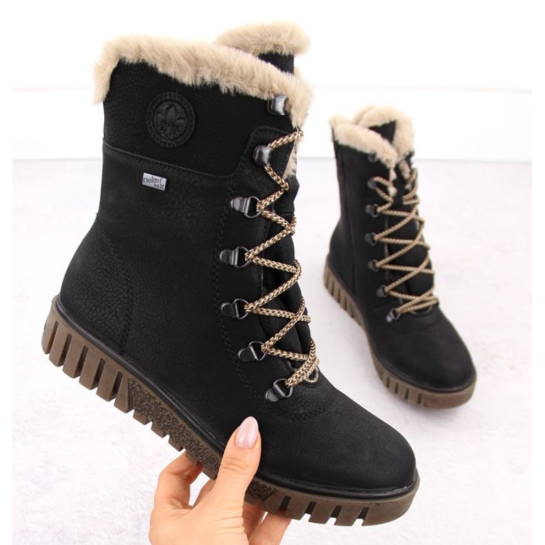 Rieker RKR745 Black Membranstiefel schwarz 1