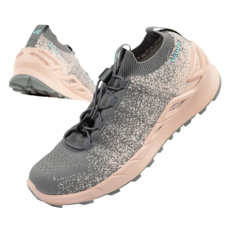 Lowa Fusion Tief 320415 9707 Großartiges Pink grau 1