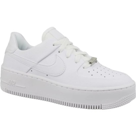 Nike Air Force 1 Sage Low AR5339-100 weiße Lederschuhe 4