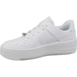 Nike Air Force 1 Sage Low AR5339-100 weiße Lederschuhe 5