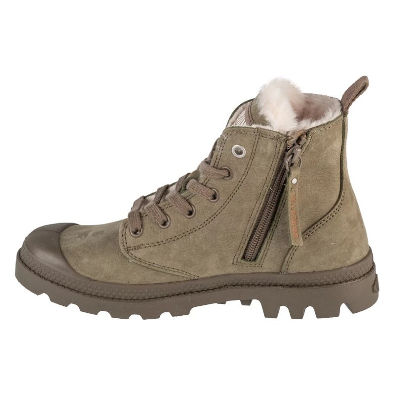 Palladium pampa Hi Zip WL 95982-377 Grüne Stalladiumschuhe 1