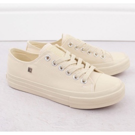 Klassische Frauen -Sneaker Big Star NN274286 Beige 2