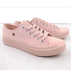 Klassiker Big Star Pink NN274291 Frauen -Sneaker rosa 2
