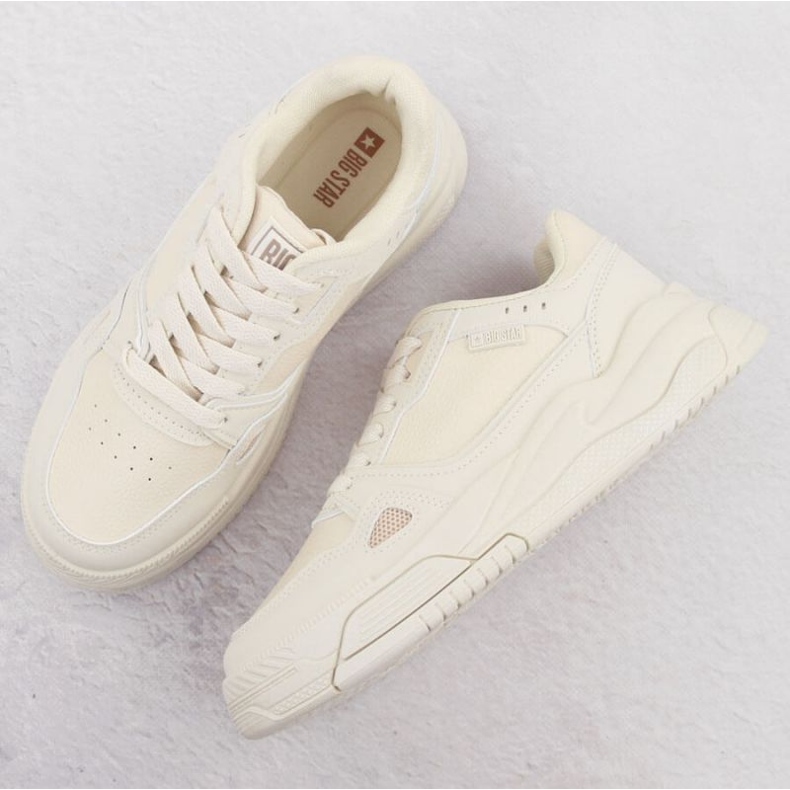 Frauen Sportschuhe Big Star NN274668 Beige 2