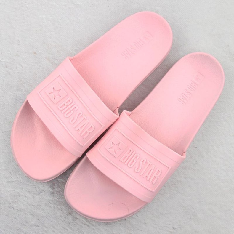 Damenflip Flops für den Big Star OO274036 Pink Pool rosa 2