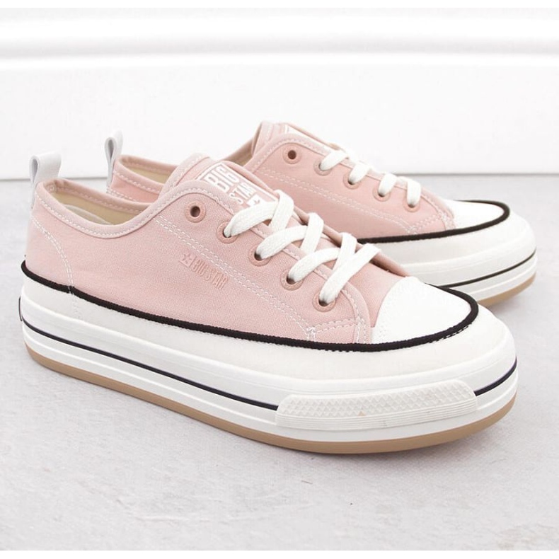 Turnschuhe auf Pink Big Star NN274207 Pink rosa 2