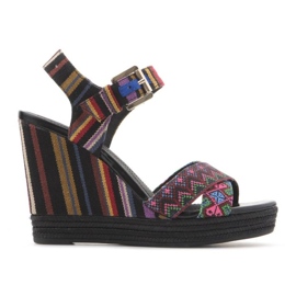 Geox D82P6G 000AW C0042 Keilschuhe mehrfarbig 1