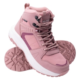 Hi-Tec Rozes Mid WP WOs Trekkingschuhe mit einer Membran rosa 1