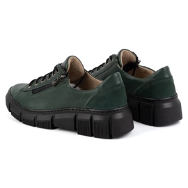 Olivier Damen Lederschuhe 1223 Grün 5