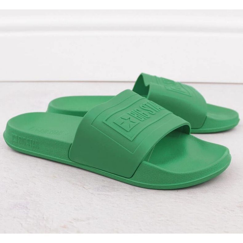 Big Star NN174650 Herren Wasserflip -Flops grün 1