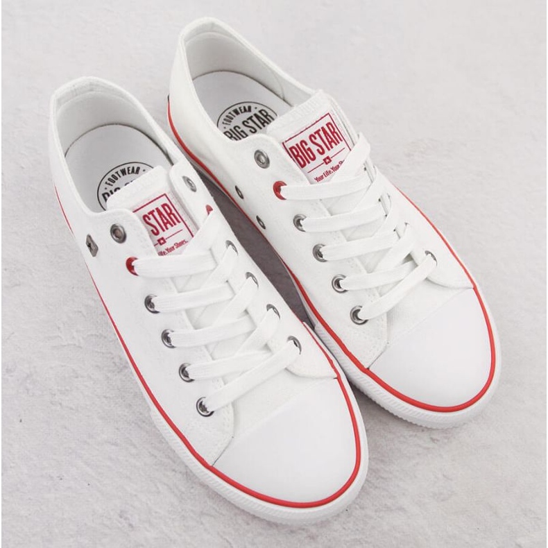 Klassiker Big Star NN174301 Weiße Turnschuhe 2