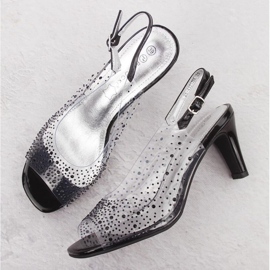 Potocki W WS43317 WOL284A High-Heel-Sandalen schwarz 2