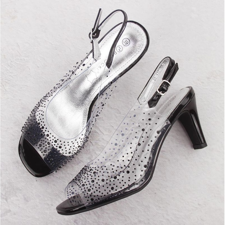 Potocki W WS43317 WOL284A High-Heel-Sandalen schwarz 2