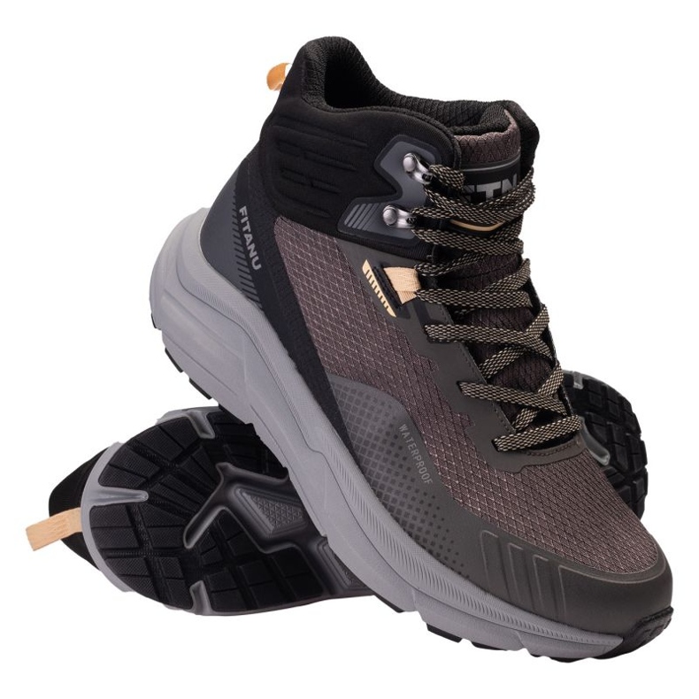 Fitanu -Schuhe, braun wasserdicht 1
