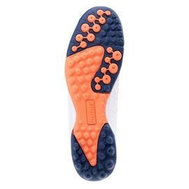 Huari Rasenrecoleti tf weiß-orangefarbene Fußballschuhe 3