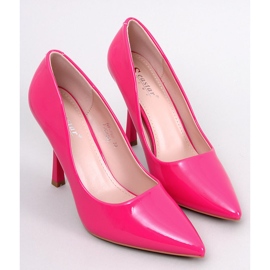 Damen-High-Heels, lackiert in Fuchsia rosa 1