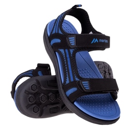 Martes Sandalen Martibom Teen 92800401826 Schwarz und Blau 1