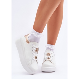 Frauen -Turnschuhe mit weißen Stiften 2