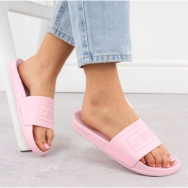 Damenflip Flops für den Big Star OO274036 Pink Pool rosa 4