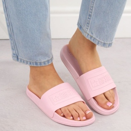 Damenflip Flops für den Big Star OO274036 Pink Pool rosa 6