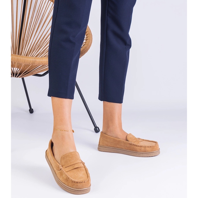 Brown Women's Slaafers aus Ekozamsz braun 1