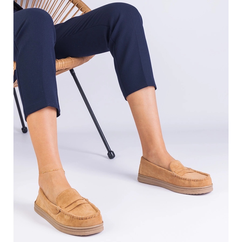 Brown Women's Slaafers aus Ekozamsz braun 2