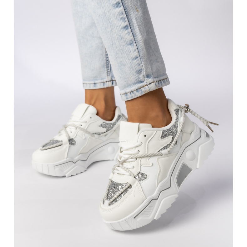 Weißen Turnschuhe für Frauen Sportarten 1