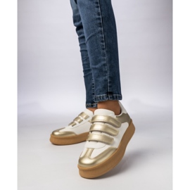 Gold Metallic -Sneaker von Frauen golden 1