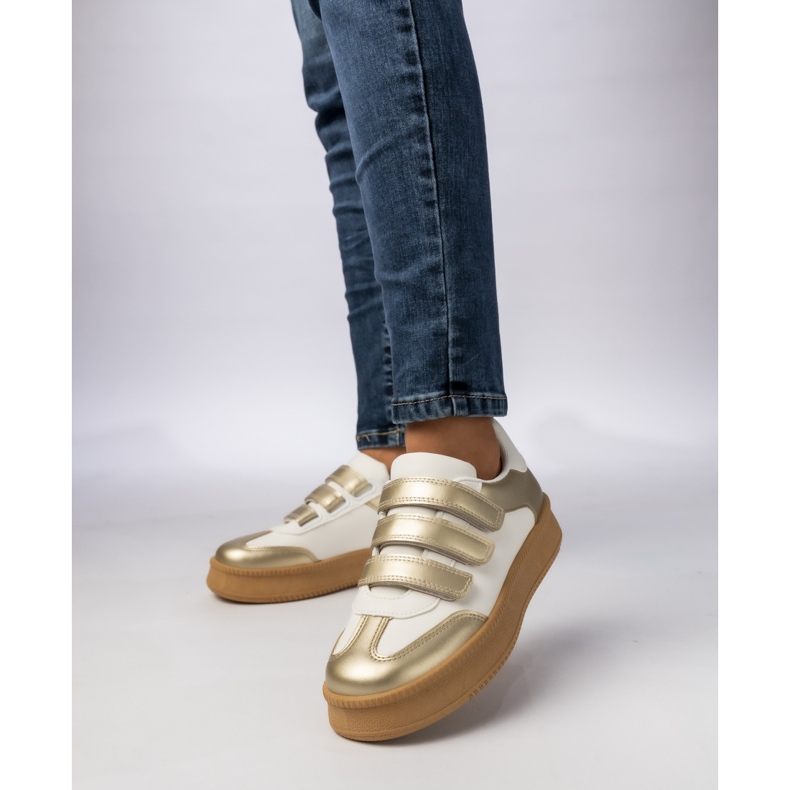 Gold Metallic -Sneaker von Frauen golden 1
