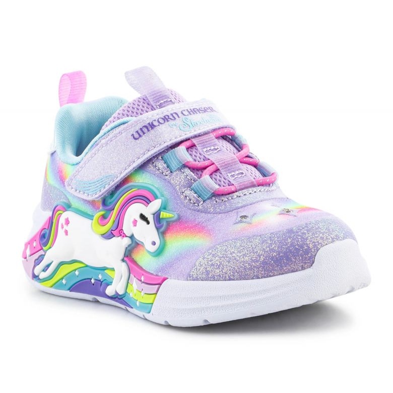 Skechers S-Lights Unicorn Chaser Schuhe für Mädchen 302298N-LVMT lila 2