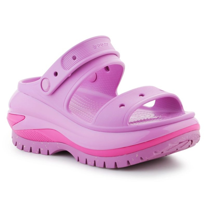 Crocs Mega Crush Sandal 207989-6WQ Flip-Flops violett 2