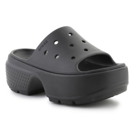 Crocs Stomp Slide 209346-001 Flip-Flops schwarz 2