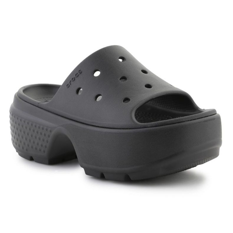 Crocs Stomp Slide 209346-001 Flip-Flops schwarz 2