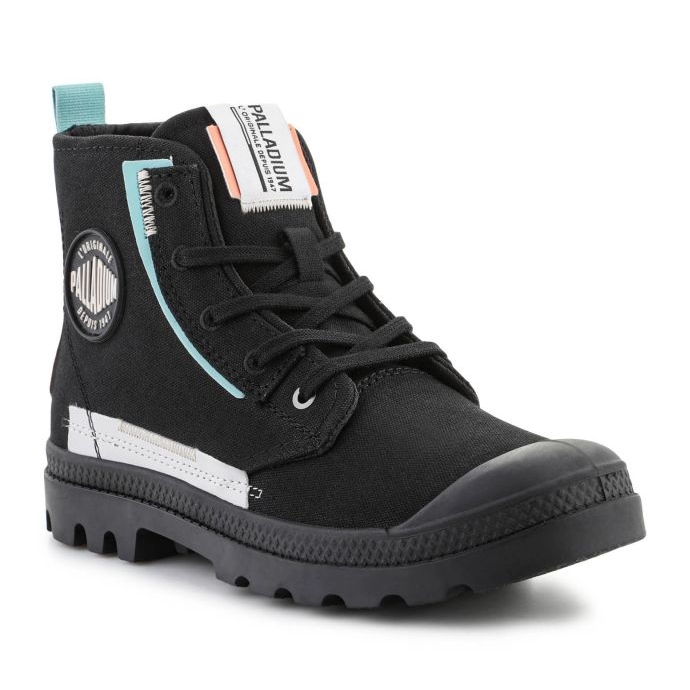 Palladium Pampa Underlayer 99183-008-M Schwarze Schuhe 2