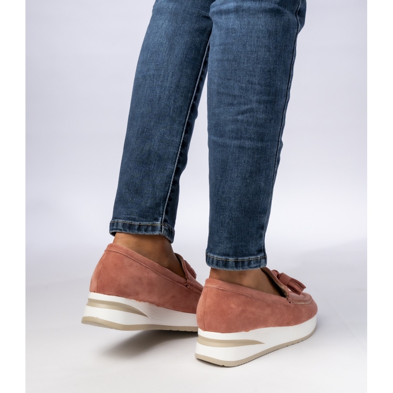 Rosa -Fransen der Frauen 2