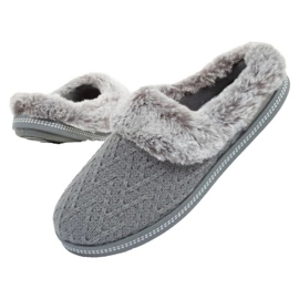 Skechers 167225/GR isolierte Damenhausschuhe, grau 8