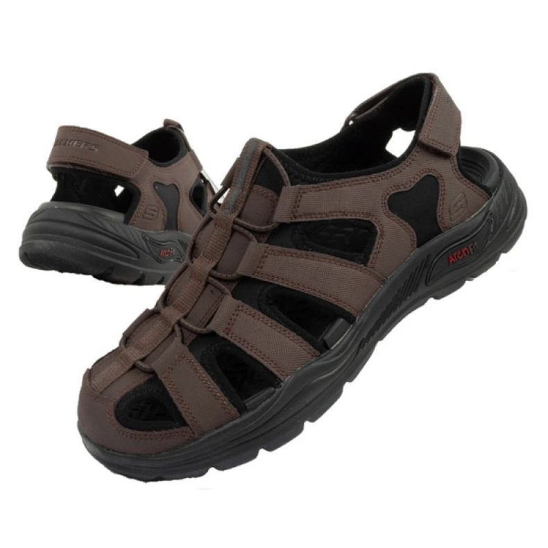 Skechers Arch Fit 204348/CHOC Sandalen braun 2