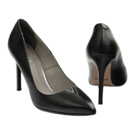 Edeo Damen-Pumps mit hohem Absatz 3180 schwarz 2